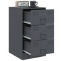 Mesita de noche acero gris antracita 34,5x39x62 cm de vidaXL, Mesitas de noche - Ref: Foro24-841779, Precio: 88,35 €, Descuen...