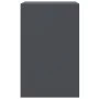 Mesita de noche acero gris antracita 34,5x39x62 cm by vidaXL, Nightstands - Ref: Foro24-841779, Price: 87,47 €, Discount: %