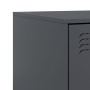 Mesita de noche acero gris antracita 34,5x39x62 cm de vidaXL, Mesitas de noche - Ref: Foro24-841779, Precio: 88,35 €, Descuen...