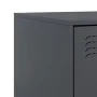 Mesita de noche acero gris antracita 34,5x39x62 cm by vidaXL, Nightstands - Ref: Foro24-841779, Price: 87,47 €, Discount: %