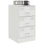 Nachttisch aus weißem Stahl 34,5x39x62 cm von vidaXL, Nachttische - Ref: Foro24-841785, Preis: 77,84 €, Rabatt: %