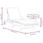 Tumbona con cojín y mesa madera maciza de acacia by vidaXL, Loungers - Ref: Foro24-3206362, Price: 268,80 €, Discount: %