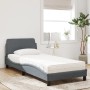 Cama con colchón terciopelo gris oscuro 90x190 cm de vidaXL, Camas y somieres - Ref: Foro24-3208312, Precio: 250,75 €, Descue...