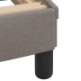 Bett mit taupegrauer Stoffmatratze 80x200 cm von vidaXL, Betten und Lattenroste - Ref: Foro24-3208288, Preis: 237,70 €, Rabat...