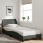 Bed with dark gray fabric mattress 90x200 cm by vidaXL, Beds and slatted bases - Ref: Foro24-3208325, Price: 237,32 €, Discou...