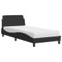 Bett mit schwarzer Samtmatratze 90x200 cm von vidaXL, Betten und Lattenroste - Ref: Foro24-3208333, Preis: 258,98 €, Rabatt: %