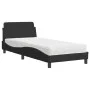 Cama con colchón terciopelo negro 90x200 cm de vidaXL, Camas y somieres - Ref: Foro24-3208333, Precio: 252,78 €, Descuento: %