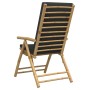 Sillas jardín plegables reclinables y cojines 6 uds bambú gris by vidaXL, Garden chairs - Ref: Foro24-3208930, Price: 625,35 ...