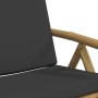 Sillas jardín plegables reclinables y cojines 6 uds bambú gris by vidaXL, Garden chairs - Ref: Foro24-3208930, Price: 625,35 ...