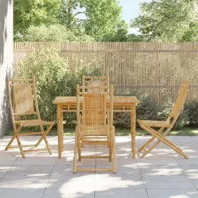 Faltbare Gartenstühle, 4 Stück, Bambus, 46x66x99 cm. von vidaXL, Gartenstühle - Ref: Foro24-3278511, Preis: 289,52 €, Rabatt: %