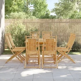 Faltbare Gartenstühle, 8 Stück, Bambus, 46x66x99 cm. von vidaXL, Gartenstühle - Ref: Foro24-3278513, Preis: 625,84 €, Rabatt: %