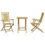 Gartentisch und Stühle Set, 3-teilig, Bambus von vidaXL, Gartensets - Ref: Foro24-3278526, Preis: 216,88 €, Rabatt: %