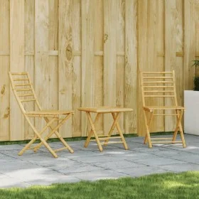 Garden table and chairs set, 3 pieces, bamboo by vidaXL, Garden sets - Ref: Foro24-3278524, Price: 172,35 €, Discount: %