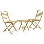 3-teiliges Set aus Bambus-Gartentisch und -stühlen von vidaXL, Gartensets - Ref: Foro24-3278524, Preis: 172,30 €, Rabatt: %
