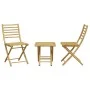 3-teiliges Set aus Bambus-Gartentisch und -stühlen von vidaXL, Gartensets - Ref: Foro24-3278524, Preis: 172,30 €, Rabatt: %