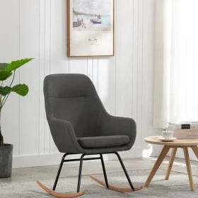 Dark Gray Fabric Rocking Chair by vidaXL, Rocking chairs - Ref: Foro24-289538, Price: 114,66 €, Discount: %