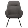 Dunkelgrauer Schaukelstuhl aus Stoff von vidaXL, Schaukelstühle - Ref: Foro24-289538, Preis: 114,66 €, Rabatt: %