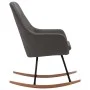 Dunkelgrauer Schaukelstuhl aus Stoff von vidaXL, Schaukelstühle - Ref: Foro24-289538, Preis: 114,66 €, Rabatt: %