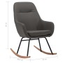 Dunkelgrauer Schaukelstuhl aus Stoff von vidaXL, Schaukelstühle - Ref: Foro24-289538, Preis: 113,59 €, Rabatt: %