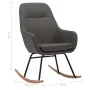 Dunkelgrauer Schaukelstuhl aus Stoff von vidaXL, Schaukelstühle - Ref: Foro24-289538, Preis: 114,66 €, Rabatt: %
