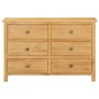 Cajonera de madera de roble macizo 105x33,5x73 cm | Foro24.es | Tu tienda online para hogar, jardín y más Foro24.es