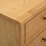 Solid oak wood chest of drawers 105x33.5x73 cm by vidaXL, Drawers - Ref: Foro24-289196, Price: 390,27 €, Discount: %