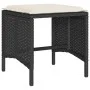 Set de sofás de jardín 6 piezas y cojines ratán sintético negro by vidaXL, Garden sets - Ref: Foro24-3213548, Price: 497,79 €...