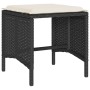 Set de sofás de jardín 6 piezas y cojines ratán sintético negro by vidaXL, Garden sets - Ref: Foro24-3213548, Price: 469,41 €...