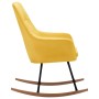 Mustard Yellow Fabric Rocking Chair by vidaXL, Rocking chairs - Ref: Foro24-289544, Price: 181,46 €, Discount: %