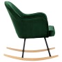 Dark Green Velvet Dining Chair by vidaXL, Rocking chairs - Ref: Foro24-289520, Price: 118,08 €, Discount: %