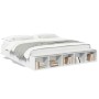 White engineered wood bed frame 200x200 cm by vidaXL, Beds and slatted bases - Ref: Foro24-3280538, Price: 163,40 €, Discount: %