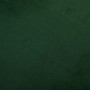 Silla de comedor de terciopelo verde oscuro