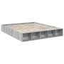 Sonoma gray engineered wood bed frame 180x200 cm by vidaXL, Beds and slatted bases - Ref: Foro24-3280550, Price: 149,58 €, Di...