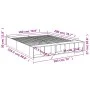 Sonoma gray engineered wood bed frame 180x200 cm by vidaXL, Beds and slatted bases - Ref: Foro24-3280550, Price: 149,58 €, Di...