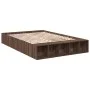 Bettgestell aus eichenbraunem Holzwerkstoff, 150 x 200 cm von vidaXL, Betten und Lattenroste - Ref: Foro24-3280565, Preis: 17...