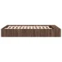 Oak brown engineered wood bed frame 150x200 cm by vidaXL, Beds and slatted bases - Ref: Foro24-3280565, Price: 172,99 €, Disc...