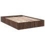 Oak brown engineered wood bed frame 150x200 cm by vidaXL, Beds and slatted bases - Ref: Foro24-3280565, Price: 175,66 €, Disc...