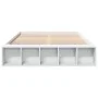 Estructura de cama madera de ingeniería blanca 150x200 cm de vidaXL, Camas y somieres - Ref: Foro24-3280559, Precio: 142,90 €...