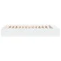 Estructura de cama madera de ingeniería blanca 150x200 cm de vidaXL, Camas y somieres - Ref: Foro24-3280559, Precio: 142,90 €...