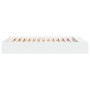 Weißer Bettrahmen aus Holzwerkstoff, 150 x 200 cm von vidaXL, Betten und Lattenroste - Ref: Foro24-3280559, Preis: 144,68 €, ...