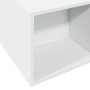 Weißer Bettrahmen aus Holzwerkstoff, 150 x 200 cm von vidaXL, Betten und Lattenroste - Ref: Foro24-3280559, Preis: 144,68 €, ...