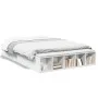 White engineered wood bed frame 160x200 cm by vidaXL, Beds and slatted bases - Ref: Foro24-3280552, Price: 199,25 €, Discount: %