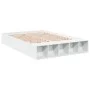 White engineered wood bed frame 160x200 cm by vidaXL, Beds and slatted bases - Ref: Foro24-3280552, Price: 199,25 €, Discount: %