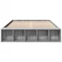 Estructura de cama madera de ingeniería gris Sonoma 120x200 cm de vidaXL, Camas y somieres - Ref: Foro24-3280578, Precio: 131...