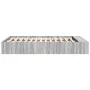 Sonoma-grauer Holzwerkstoff-Bettrahmen 135 x 190 cm von vidaXL, Betten und Lattenroste - Ref: Foro24-3280592, Preis: 132,94 €...