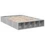 Sonoma gray engineered wood bed frame 120x190 cm by vidaXL, Beds and slatted bases - Ref: Foro24-3280599, Price: 128,43 €, Di...