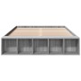 Estructura de cama madera de ingeniería gris Sonoma 120x190 cm de vidaXL, Camas y somieres - Ref: Foro24-3280599, Precio: 129...
