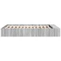 Sonoma gray engineered wood bed frame 120x190 cm by vidaXL, Beds and slatted bases - Ref: Foro24-3280599, Price: 128,43 €, Di...