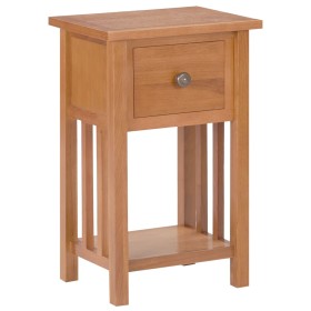 Zeitschriftentisch mit Schublade massives Eichenholz 35x27x55 cm von vidaXL, Seitentische - Ref: Foro24-289182, Preis: 98,91 ...