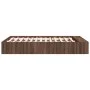 Estructura de cama madera de ingeniería marrón roble 120x190 cm de vidaXL, Camas y somieres - Ref: Foro24-3280600, Precio: 12...